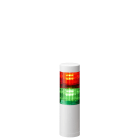 Patlite Europe GMBH - Colonne lumineuse ethernet blanche, 2 étages RG, 24VDC, 50mm, montage direct