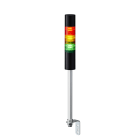 Patlite Europe GMBH - Colonne EtherNet/IP noire, 3 étages RYG, 24VDC, 50mm, tube 300mm/équerre, buzzer