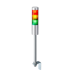 Patlite Europe GMBH - Colonne EtherNet/IP grise, 3 étages RYG, 24V DC, 50mm, tube 300mm et équerre