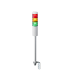 Patlite Europe GMBH - Colonne EtherNet/IP blanche, 3 étages RYG, 24V DC, 50mm, sur tube 300mm, équerre