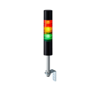 Patlite Europe GMBH - Colonne ethernet noire, 3 étages RYG, 24V DC, 50mm, tube 100mm/équerre, buzzer
