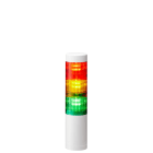 Patlite Europe GMBH - Colonne lumineuse ethernet blanche, 3 étages RYG, 24VDC, 50mm, montage direct