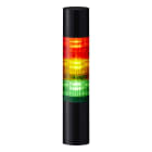 Patlite Europe GMBH - Colonne EtherNet/IP noire, 3 étages RYG, 24V DC, 50mm, montage direct, buzzer