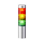 Patlite Europe GMBH - Colonne lumineuse EtherNet/IP grise, 3 étages RYG, 24V DC, 50mm, montage direct