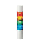 Patlite Europe GMBH - Colonne ethernet blanche, 4 étages RYGB, 24VDC, 50mm, montage direct, buzzer