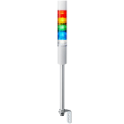 Patlite Europe GMBH - Colonne EtherNet/IP blanche, 5 étages, 24V DC, 50mm, tube 300mm/équerre, buzzer