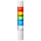 Patlite Europe GMBH - Colonne EtherNet/IP blanche, 5 étages RYGBC, 24VDC, 50mm, montage direct, buzzer