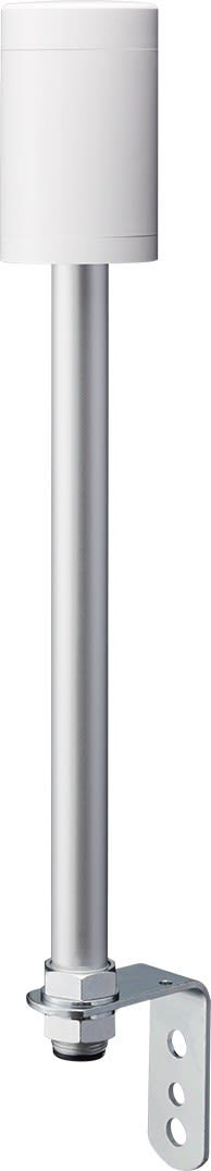 Patlite Europe GMBH - Embase blanche, 24VDC, tube et équerre, sortie câble, pas de buzzer,clignotement