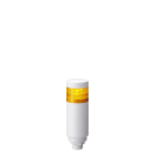 Patlite Europe GMBH - Colonne blanche, 1 étage orange, 24VDC, 60mm, noix M30, M12-4 broches