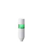 Patlite Europe GMBH - Colonne blanche, 1 étage vert, 24VDC, 60mm, noix M30, M12-5 broches, buzzer