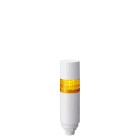 Patlite Europe GMBH - Colonne blanche, 1 étage orange, 24VDC, 60mm, noix M30,  M12-5 broches, buzzer