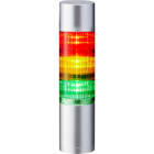 Patlite Europe GMBH - Colonne grise, 3 étages RYG, 24VDC, 60mm, montage direct, câble, buzzer
