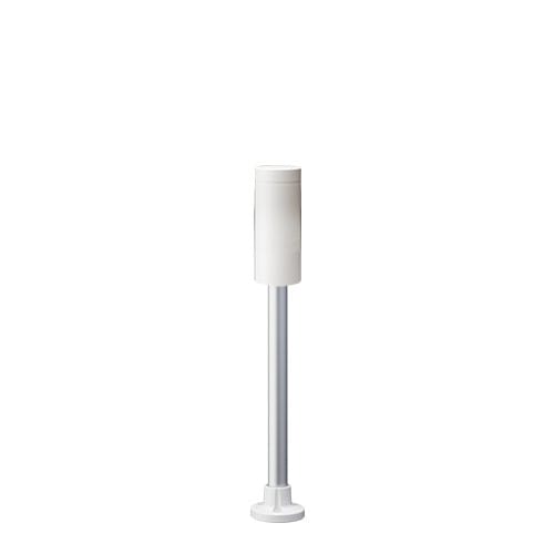 Patlite Europe GMBH - Embase blanche, 100-240V AC, 60mm, tube et pied circulaire, sortie câble, IP65