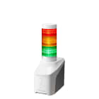 Patlite Europe GMBH - Colonne réseau, 3 étages RYG, 60mm, commande vocale, E/S numérique