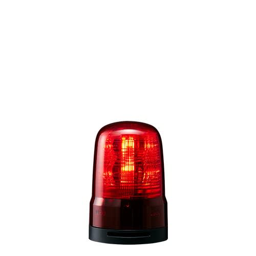 Patlite Europe GMBH - Balise multifonction, rouge, 12-24VDC, 80mm, bornier, buzzer, IP66