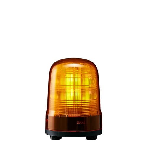 Patlite Europe GMBH - Balise multifonction, orange, 12-24VDC, 100mm, câble, IP23, IP65 (avec joint)
