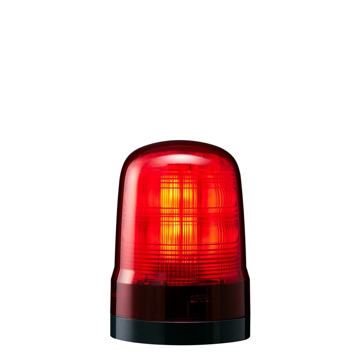 Patlite Europe GMBH - Balise lumineuse multifonction, rouge, 12-24VDC, 100mm, bornier, IP66