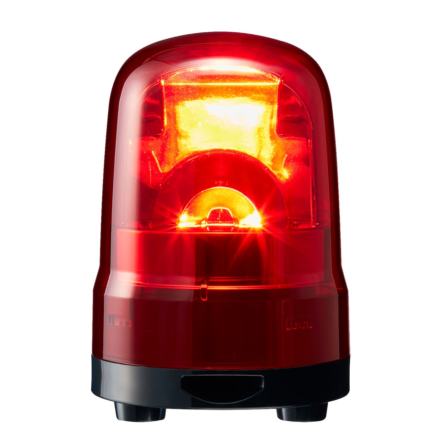 Patlite Europe GMBH - Gyrophare, rouge, 12-24VDC, 100mm, bornier,buzzer,  IP23, IP65 (avec joint)