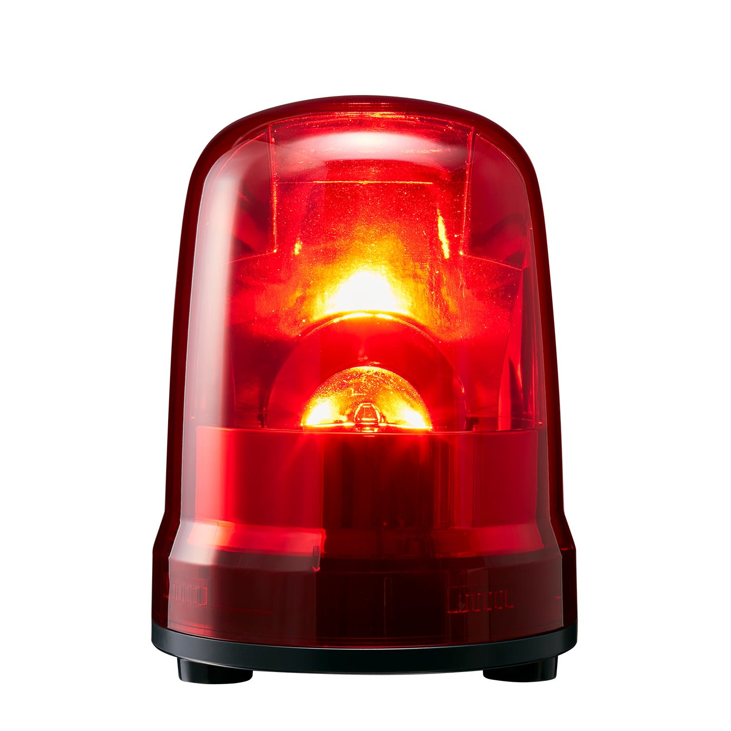 Patlite Europe GMBH - Gyrophare, rouge, 100-240VAC, 150mm, sortie câble, IP23
