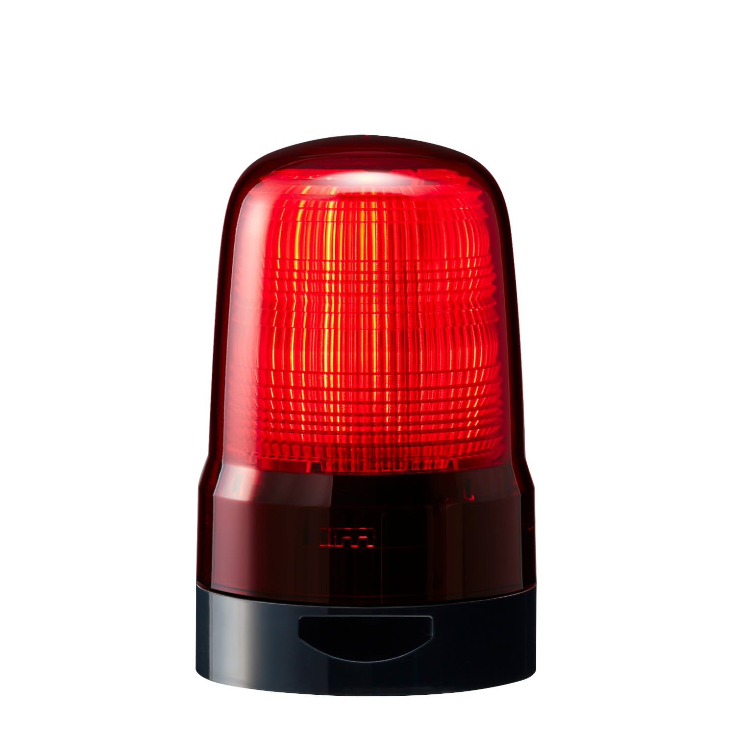 Patlite Europe GMBH - Balise clignotante, rouge, 12-24VDC, 80mm, bornier, buzzer, IP66
