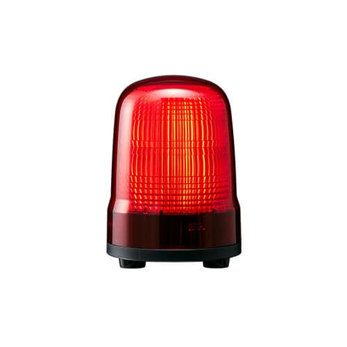 Patlite Europe GMBH - Balise clignotante/flash, rouge, 12-24V DC, 100mm, câble, IP23, IP65 avec joint