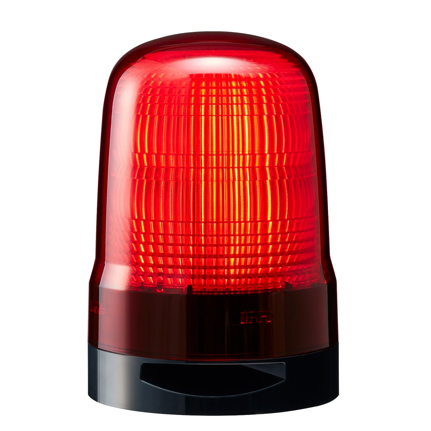 Patlite Europe GMBH - Balise clignotante, rouge, 12-24VDC, 100mm, bornier, buzzer, IP66