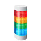 Patlite Europe GMBH - Colonne blanche, 4 étages RYGB, 24V DC, montage mural, câble, IP54