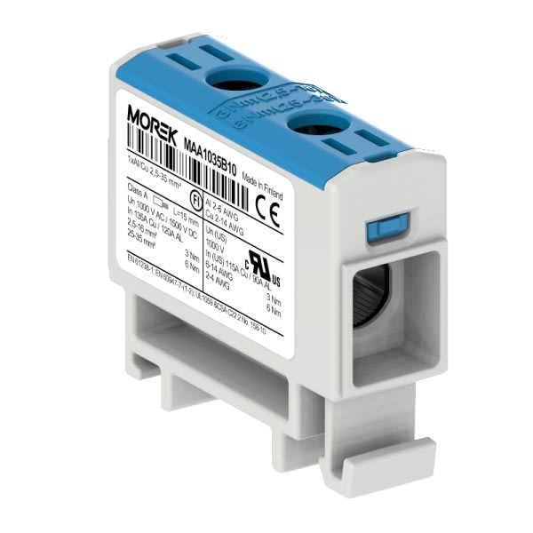 Morek - OTL35 bleu 1xAl/Cu 2,5-35mm² 1500V  jonction