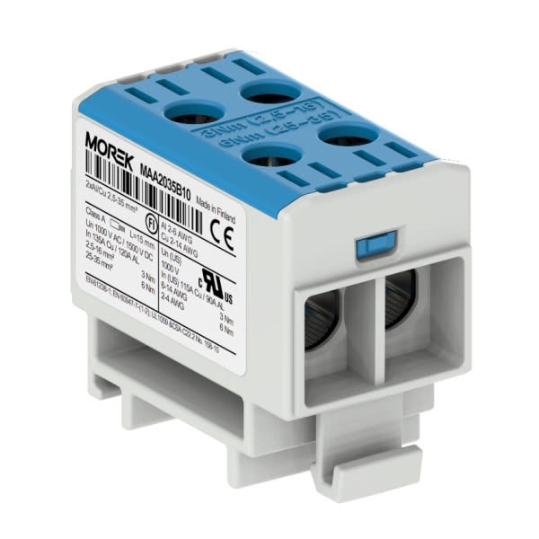 Morek - OTL35-2 bleu 2xAl/Cu 2,5-35mm² 1500V  jonction