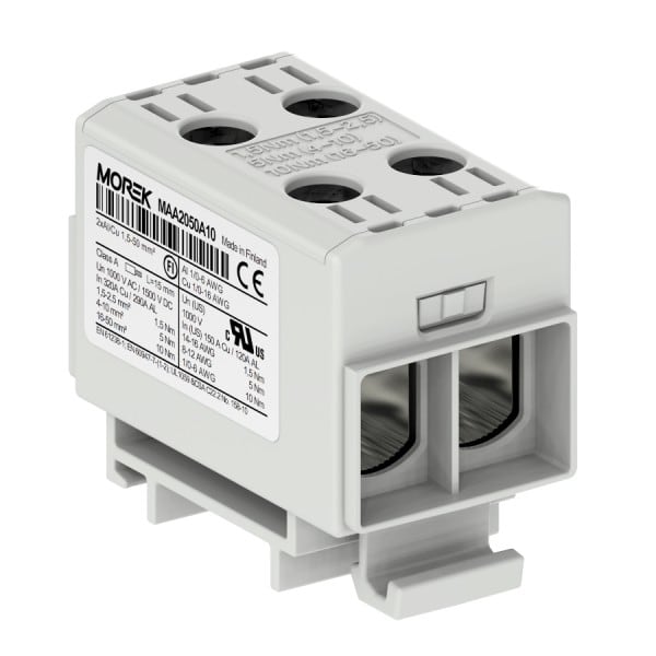 Morek - OTL50-2 gris 2xAl/Cu 1,5-50mm² 1500V jonction