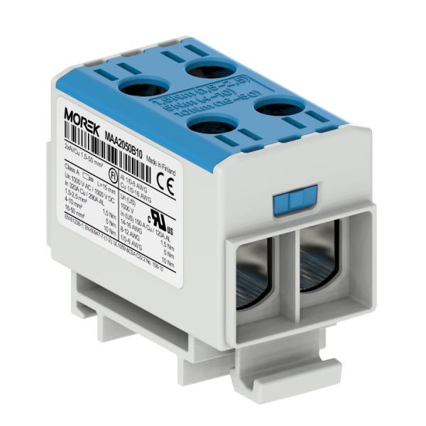 Morek - OTL50-2 bleu 2xAl/Cu 1,5-50mm² 1500V jonction
