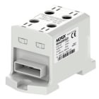 Morek - OTL95-2B gris 2xAl/Cu 6-95mm²/3x1x24 1500V Bloc barre