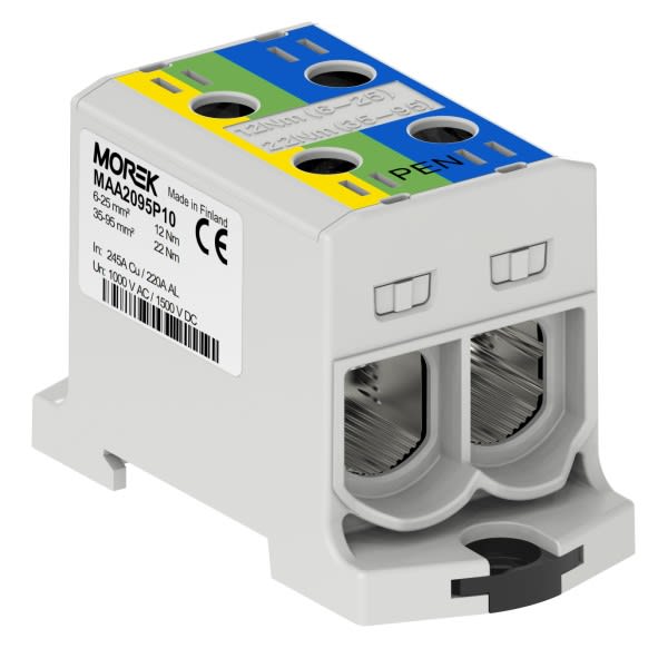 Morek - OTL-PEN95 jaune/vert/bleu 2xAl/Cu 6-95mm² 1500V  jonction