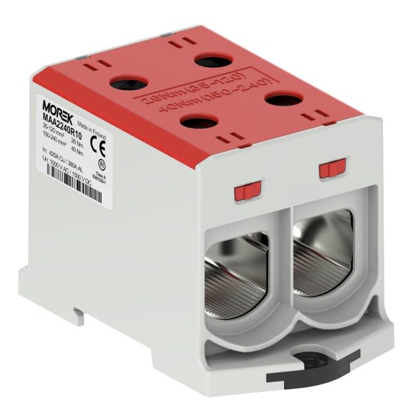 Morek - OTL240-2 rouge 2xAl/Cu 35-240mm² 1500V  jonction