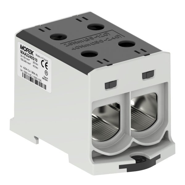 Morek - OTL240-2 noir 2xAl/Cu 35-240mm² 1500V jonction