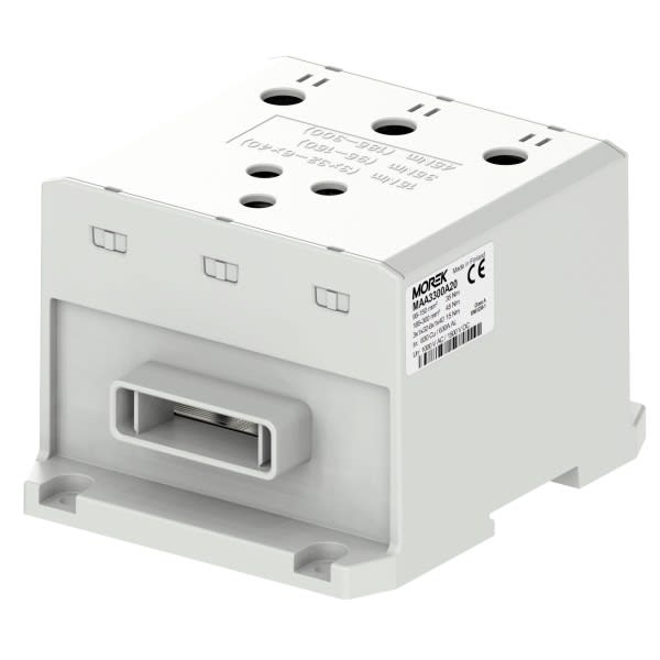 Morek - OTL300-3B gris 3xAl/Cu 95-300mm²/6x1x40 1500V Bloc barre