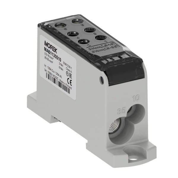 Morek - OJL135A noir in Al/Cu 1x10/1x35 out Cu 2x10/4x16mm² unipolaire