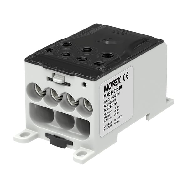 Morek - OJL400A noir in 1xAl/Cu240 out 4x35/3x50mm² unipolaire
