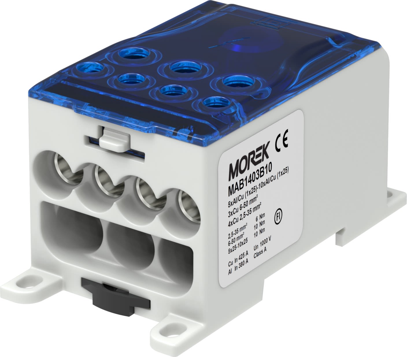 Morek - OJL400AF bleu in 10x(1x25) out 4x35/3X50mm² unipolaire
