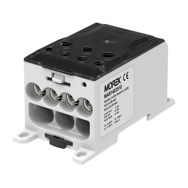 Morek - OJL400AF noir in 10x(1x25) out 4x35/3X50mm² unipolaire