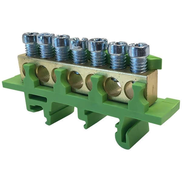 Morek - PE7 vert 7x16mm² Bornier de terre