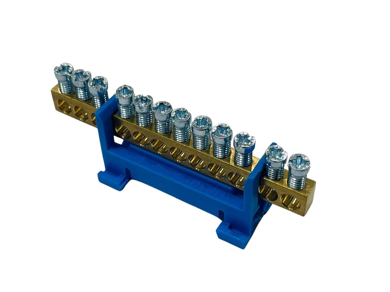 Morek - N12 Bleu 12x16mm² Bornier de phase IP00