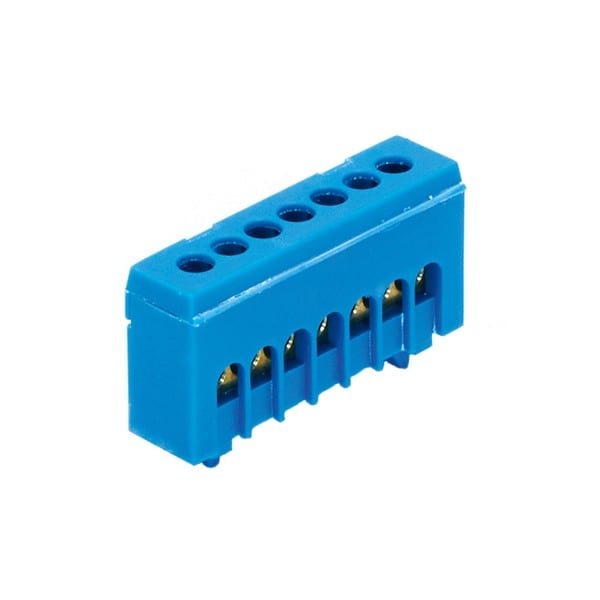 Morek - N7H bleu 7x16mm² IP20 Bornier de neutre