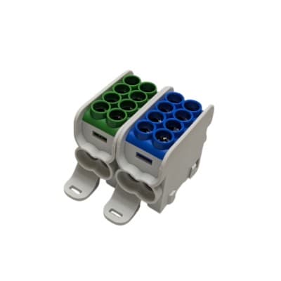 Morek - HLAK25 2P bleu, vert 2xAl/Cu 25mm²+16mm² 1000VAC/1500VDC