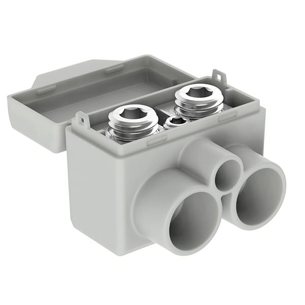 Morek - SLT50-2-1 gris Al 16-50/Cu 2,5-35 + 1x1,5-6mm2 Répartiteur