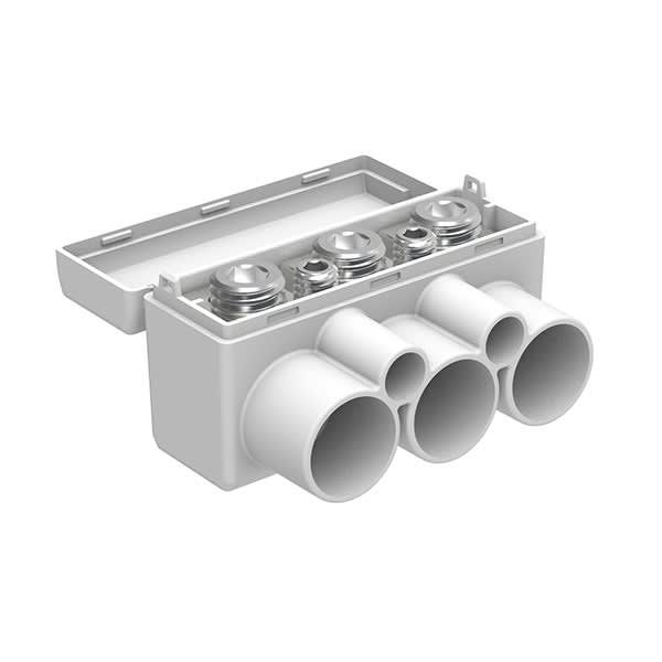 Morek - SLT 50-3-2 bleu Al 3x50 / Cu 3x35 + 2x 6.0mm2  Répartiteur