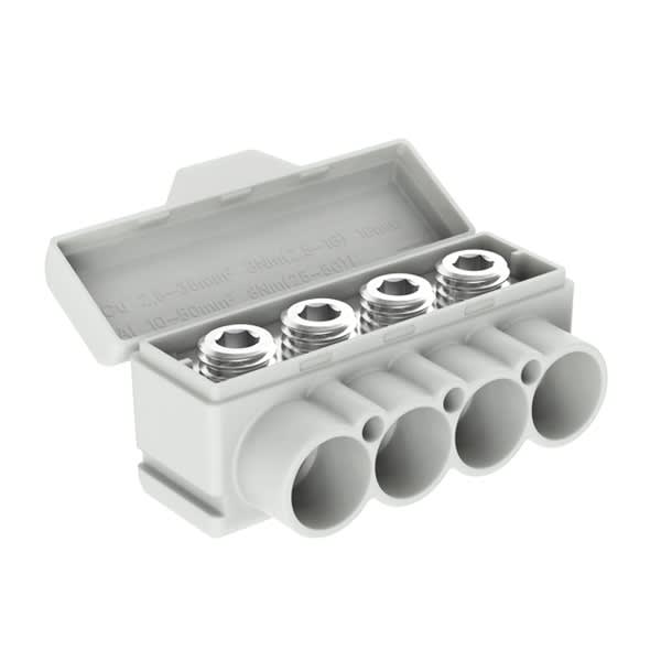 Morek - SLT50-4 gris Al 10-50/Cu 2.5-35 mm2 Répartiteur