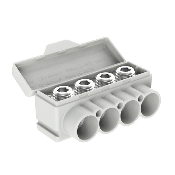 Morek - SLT50-4 gris Al 10-50/Cu 2.5-35 mm2 Répartiteur