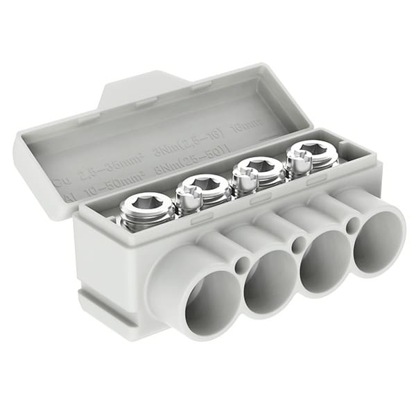 Morek - SLT50-4-3 jaune/vert Al 10-50/Cu 2.5-35 + 3x2,5mm2 Répartiteur