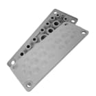 Morek - MC25 IP65 RAL7035 plaque passe-câbles gris (avec chevilles)